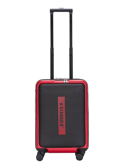 ABS Hard Side Trolley Luggage with Front Pocket TSA Lockable System
