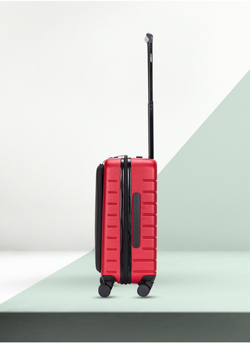 ABS Hard Side Trolley Luggage with Front Pocket TSA Lockable System