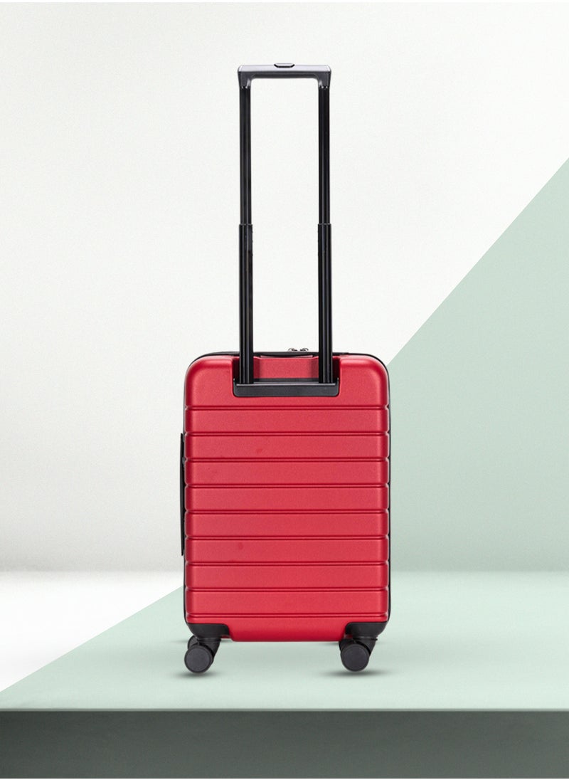 ABS Hard Side Trolley Luggage with Front Pocket TSA Lockable System