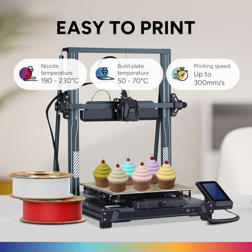 OVERTURE Matte PLA 3D Printer Filament 1.75mm, Matt Surface & Low Warping Filament 1kg Spool (2.2 lbs), Accuracy +/- 0.02 mm, Fit Most FDM Printers (Matte White) - Image 4