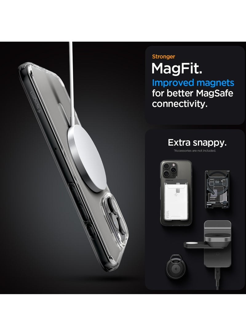 Spigen غطاء حالة Ultra Hybrid MagFit لجهاز iPhone 16 Pro Max مع MagSafe (2024) - ألياف الكربون - Image 4