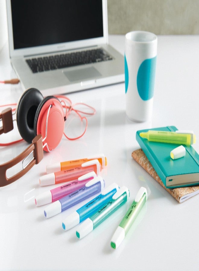 ستابيلو محفظة STABILO Highlighter Swing Cool Wallet بستة ألوان متنوعة، 275/6-3 - Image 5