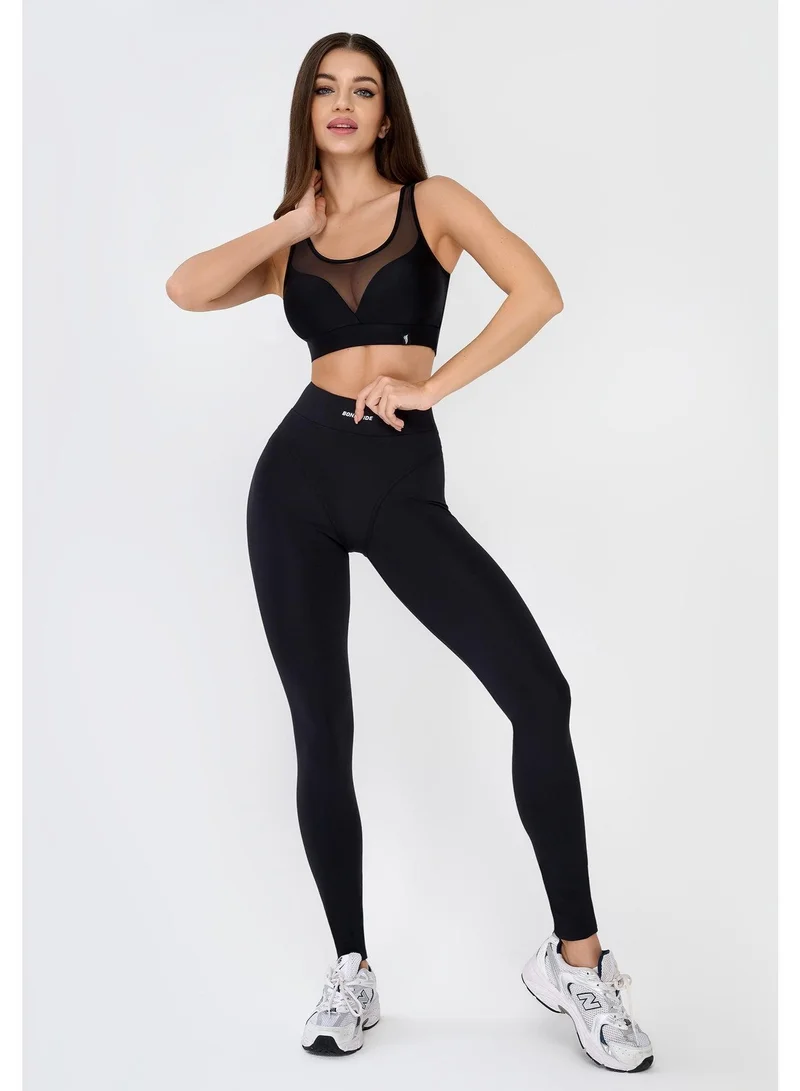 Bona Fide Magnetic Black Magnetic High Waist Gym Leggings for Women for Women | Best Price UAE