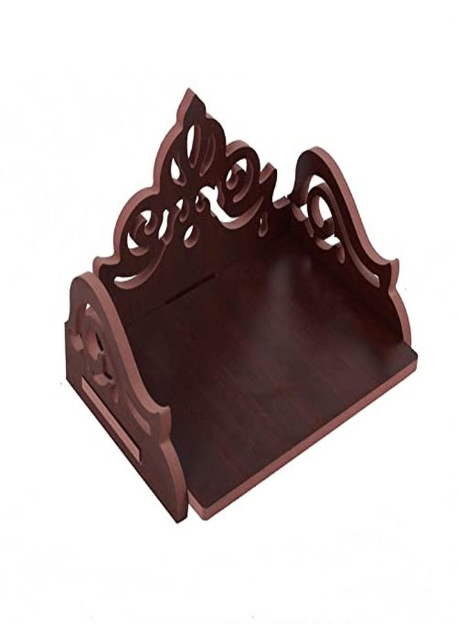 CrazyInk Wooden Readymade Wall Hanging Puja Temple for Home God Stand for Pooja Room Mandir Wood Devghar Stand for Office and Shop Crazyink-503 - Image 2