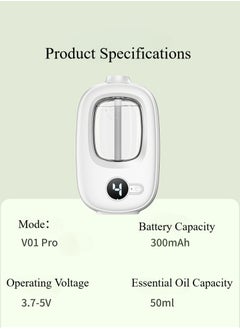 keloray Automatic Aromatherapy Diffuser Automatic Diffuser Toilet Freshener Intelligent Aromatherapy Diffuser Mini Air Freshener Humidifier  - Image 5