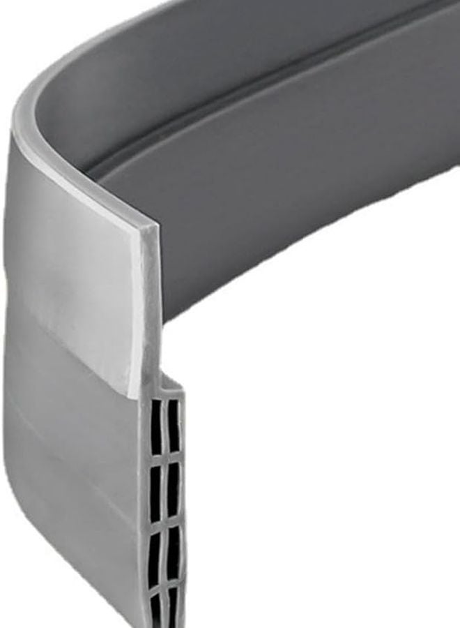 Gray 100CM Door Draft Stopper Weather Stripping Wind Blocker Bottom Guard Seal Strip - Image 2