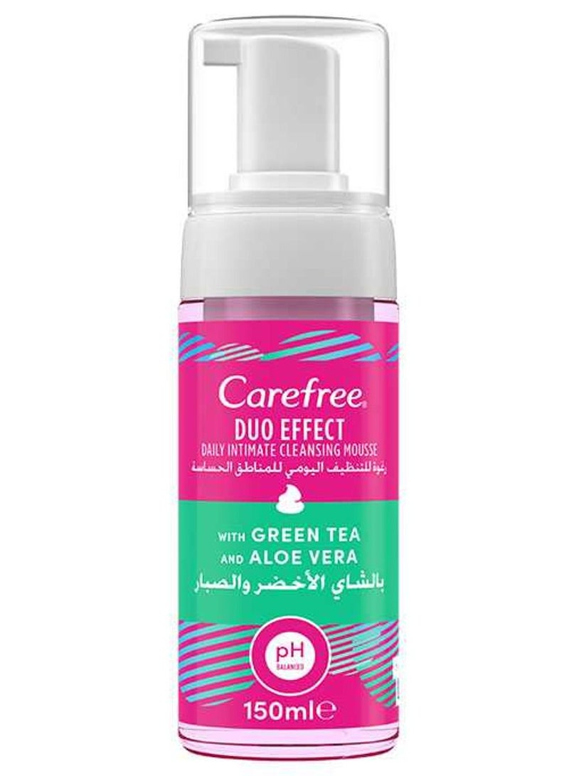 كيرفري رغوة تنظيف مزدوجة الفعالية - بتركيبة الشاي الأخضر وخلاصة الصبار 150 مل