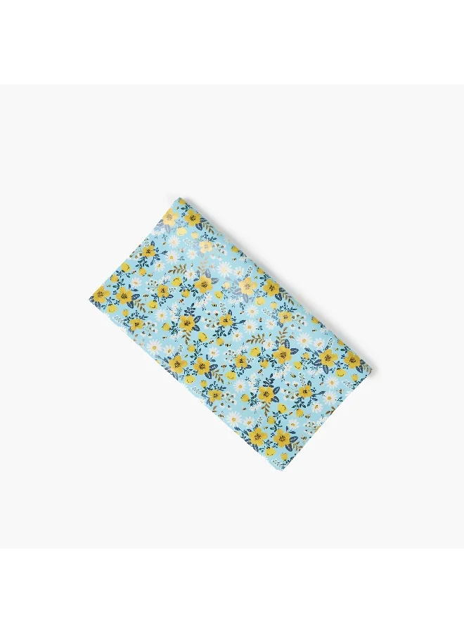 Findz Findz Floral Print Paper Gift Wrap - 70x200 cms