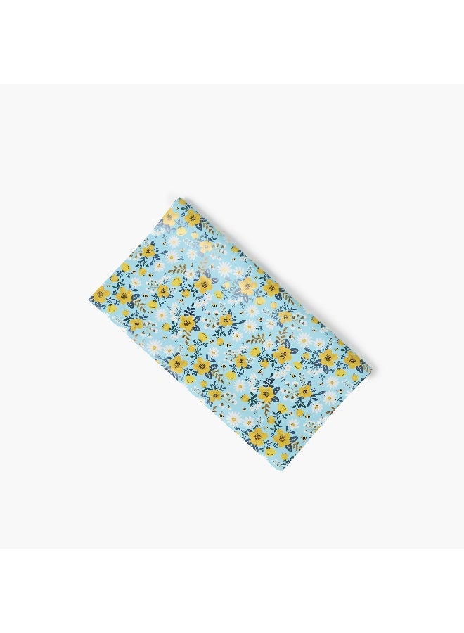 Findz Floral Print Paper Gift Wrap - 70x200 cms - Image 2