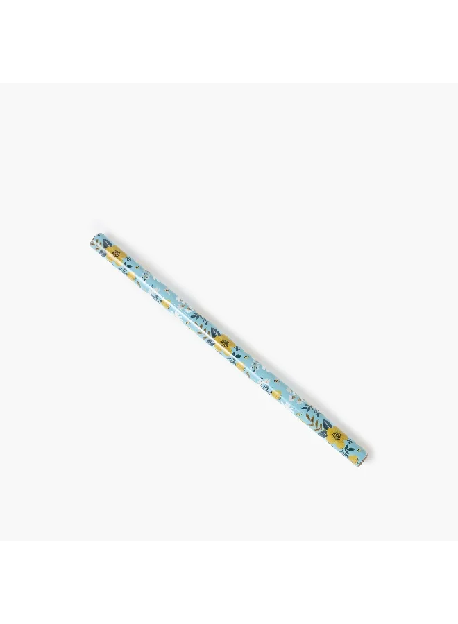 Findz Findz Floral Print Paper Gift Wrap - 70x200 cms