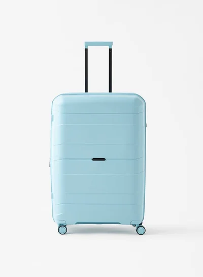 it Textured Hardcase Luggage Trolley Bag with Retractable Handle