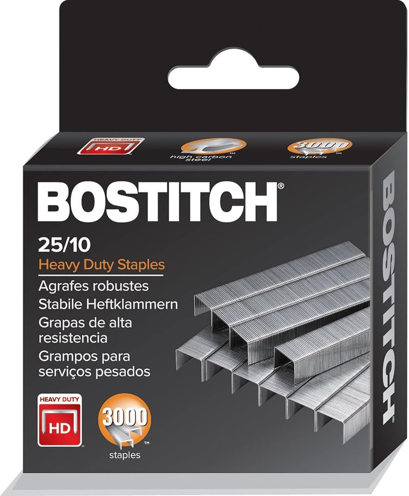PaperPro Bostitch 25/10 High-Capacity Staples, 3/8" Leg Length, 3000/Box (1962) - Image 3
