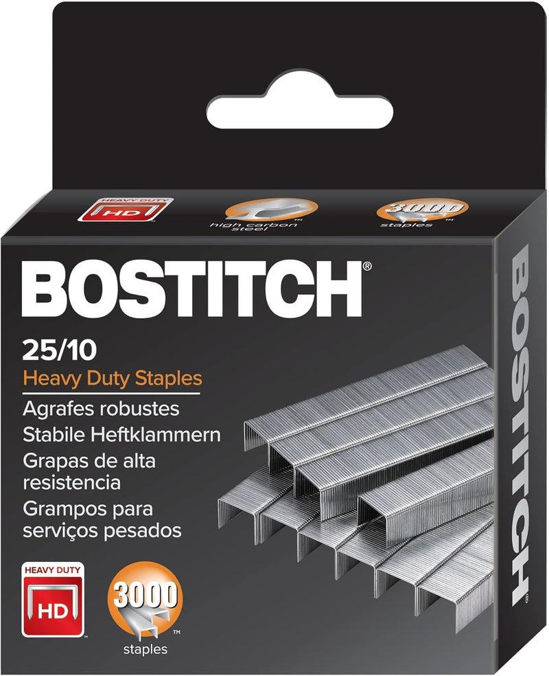 PaperPro Bostitch 25/10 High-Capacity Staples, 3/8" Leg Length, 3000/Box (1962) - Image 1