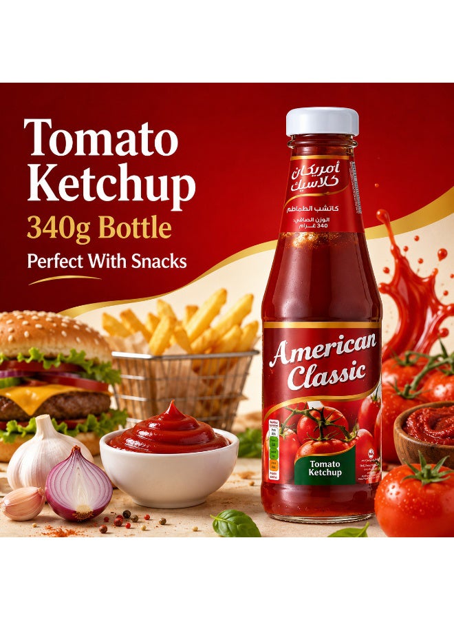 American Classic كاتشب الطماطم الكلاسيكي الأمريكي، 340 جرام - Image 4