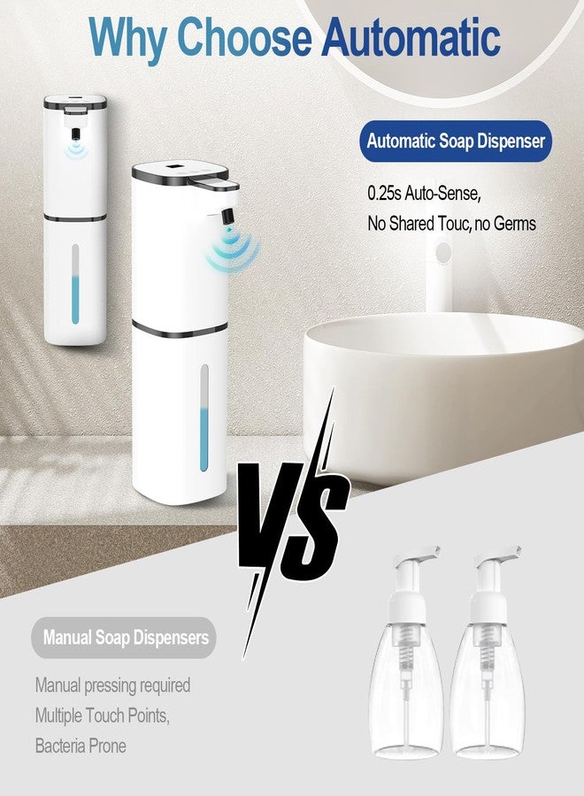 Sigerio Automatic Liquid Soap Dispenser, 9 Adjustable Levels, 380ml/12.8oz, Touchless Hand Soap or Dish Soap Dispenser,IR Sensor & Display,Wall-Mount or Tabletop Use for Bathroom Kitchen - Image 3