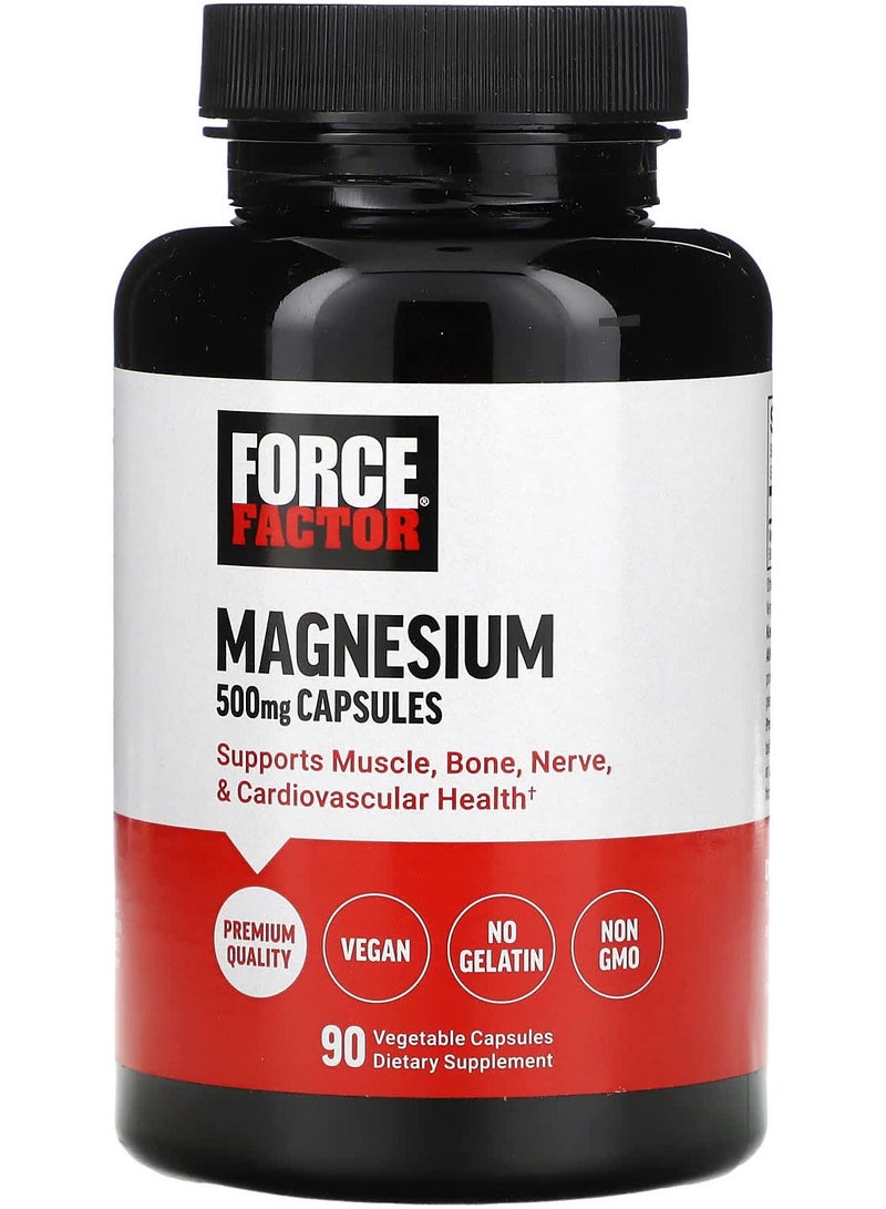 مغنيسيوم 500 ملغ 90 كبسولة نباتية