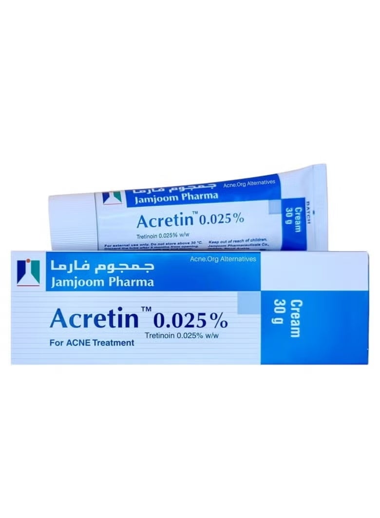 ACRETIN 2 Packs Acretin 0.025% Topical Cream 30g - Image 2