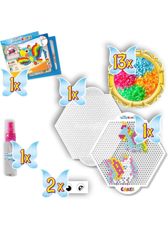 CRAZE Galupy Bowy & Teevy Water Ironing Horse Splash Beads Multicolour 20.3 x 6 x 26 cm CRZ20630ME - Image 4