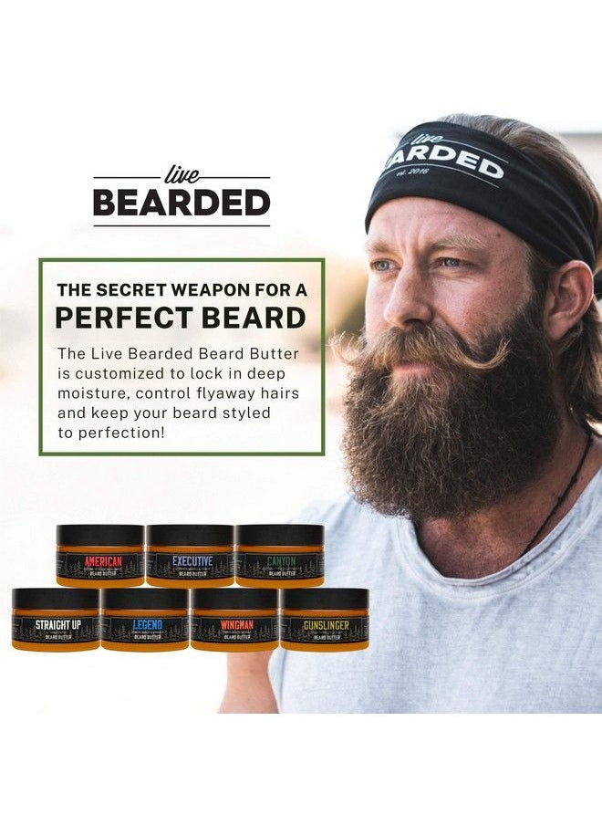 Live Bearded - : Beard Butter Canyon Leave In Conditioner For Beards 3 Oz. Moisturize Style Condition Allnatural Ingredients With Shea Butter Light To Medium Hold Made In The Usa - Image 1