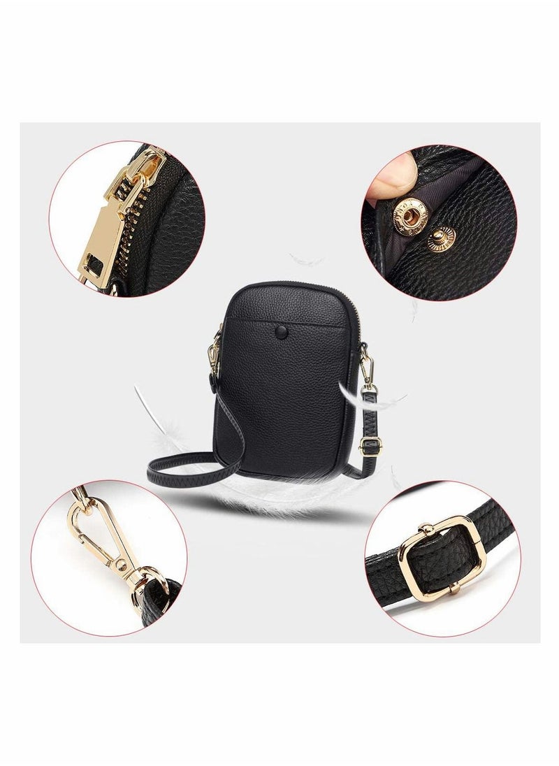 Excefore - Ladies Cross Body Bag, Shoulder Bag with Adjustable Wide Strap and Chain- Multipurpose Shoulder & Crossbody Bags - Image 1