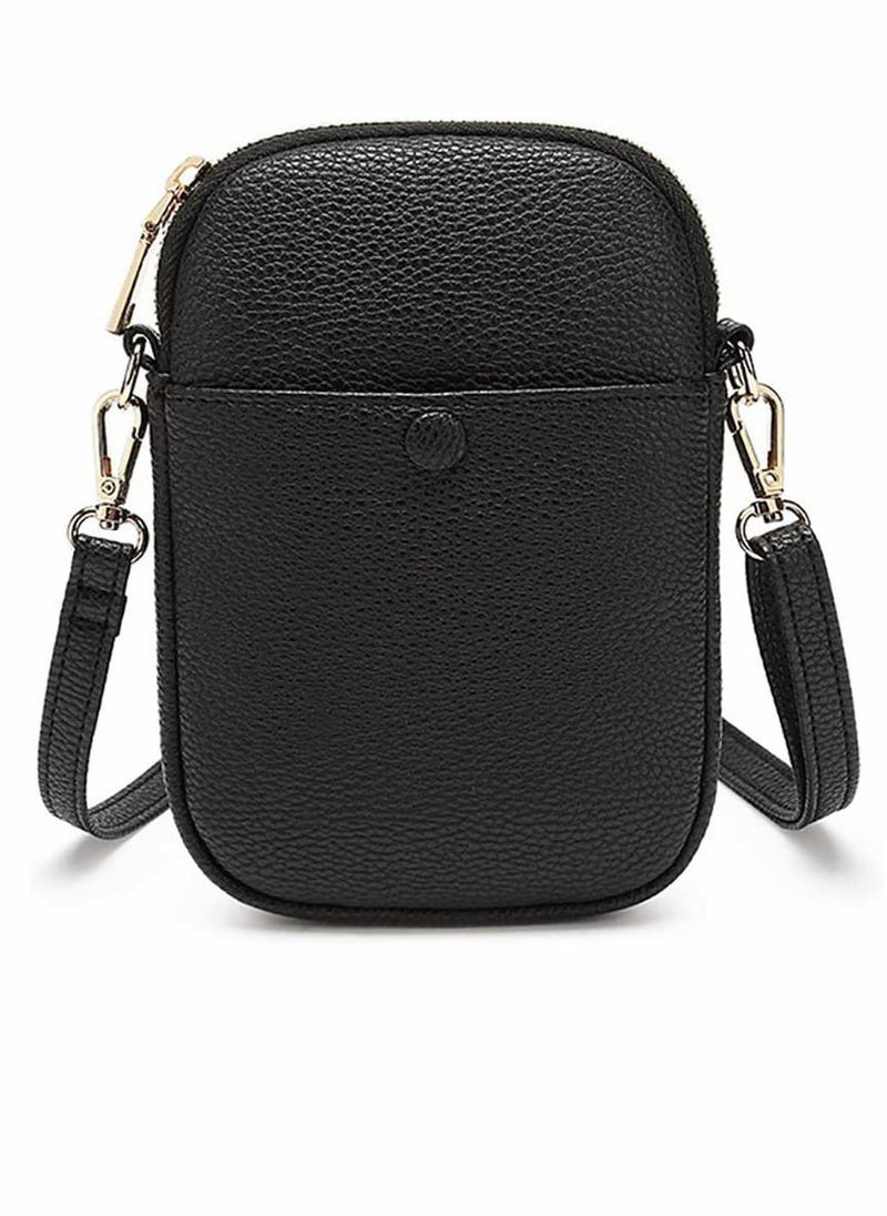 Excefore - Ladies Cross Body Bag, Shoulder Bag with Adjustable Wide Strap and Chain- Multipurpose Shoulder & Crossbody Bags - Image 1