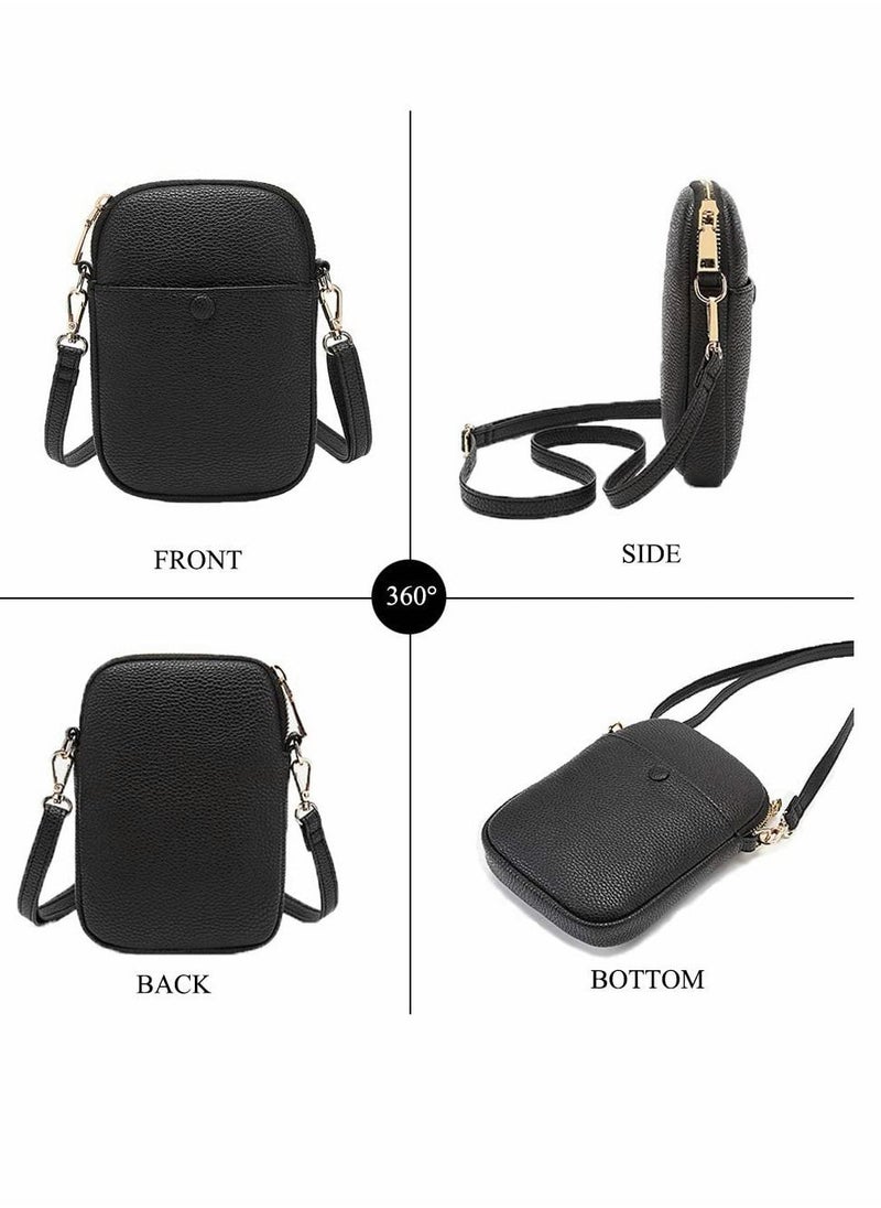 Excefore - Ladies Cross Body Bag, Shoulder Bag with Adjustable Wide Strap and Chain- Multipurpose Shoulder & Crossbody Bags - Image 1