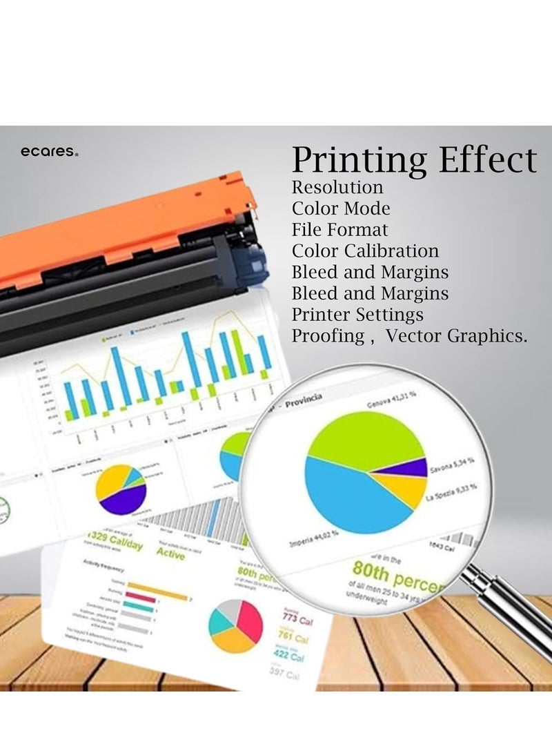 ECARES® 216A W2411A Compatible toner cartridge is suitable for Printer HP Color LaserJet Pro M255dw,Pro MFP M282dn, Pro MFP M183dw, Pro MFP M182dn, Pro MFP M183fdw (Cyan) - Image 4