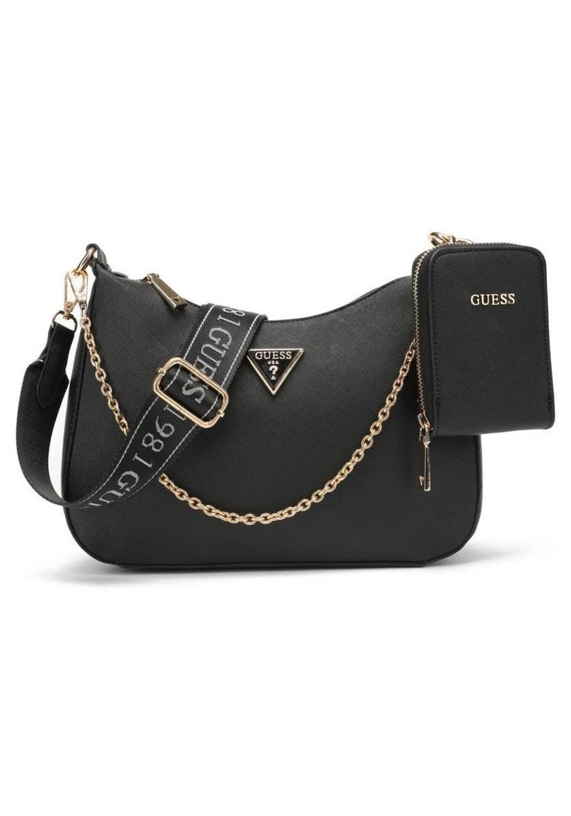 Guess Noelle 3-in-1 Shoulder Bag Set For Women - Black