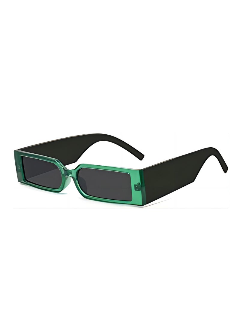 SYOSI Small Square Sunglasses Protection Glasse, Retro Rectangle Sunglasses Women and Men Vintage, Vintage Driving Glasses 90s Fashion Narrow Square Frame UV400 Protection  - Image 1
