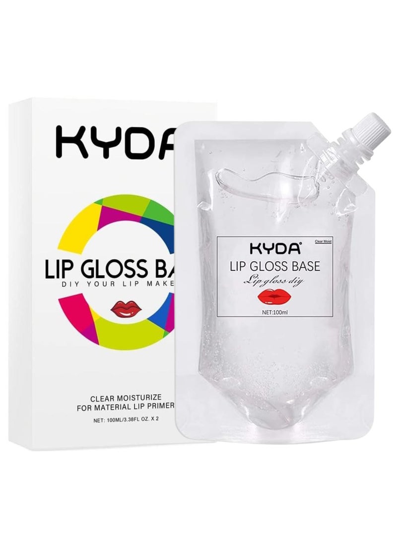 KYDA (Pack of 2) Lip Gloss Base, Moisturize Material Lip Makeup Primer, 2x100mL - Image 1