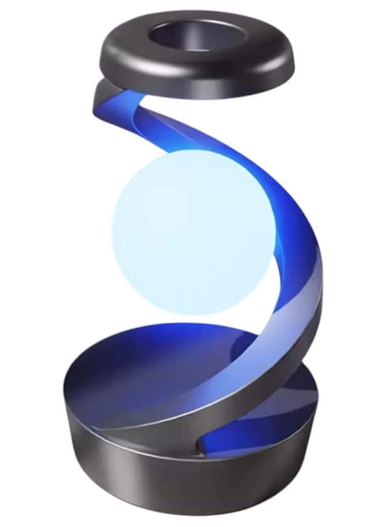 LED 360° Rotating Night Light with Wireless Charger Cordless Desk Lamp Rechargeable LED Levitating Night Light for Living Room - Image 1