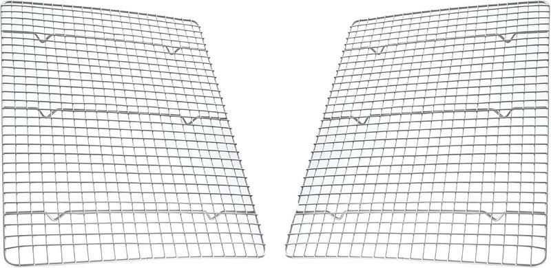 USA Pan Bakeware Quarter Sheet Baking Pan and Bakeable Nonstick Cooling Rack Set, Metal Set of 2 1602AMZ - Image 1