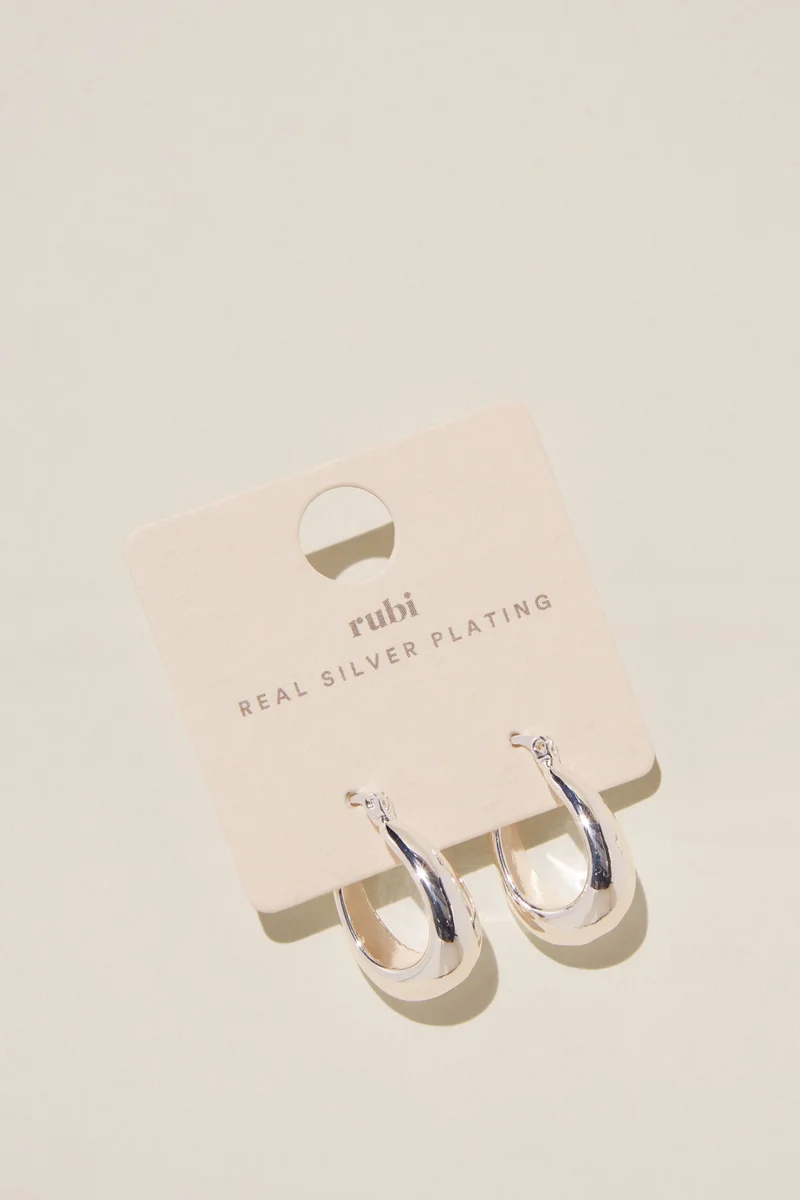 روبي قرط دائري متوسط