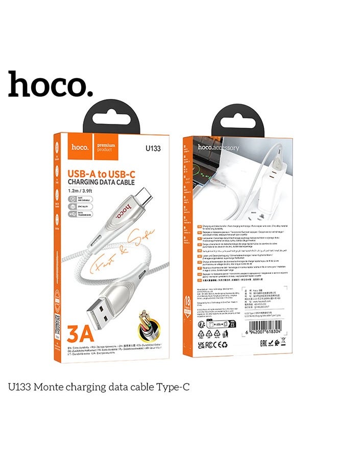 hoco. U133 Monte charging data cable Type-C  - Image 5