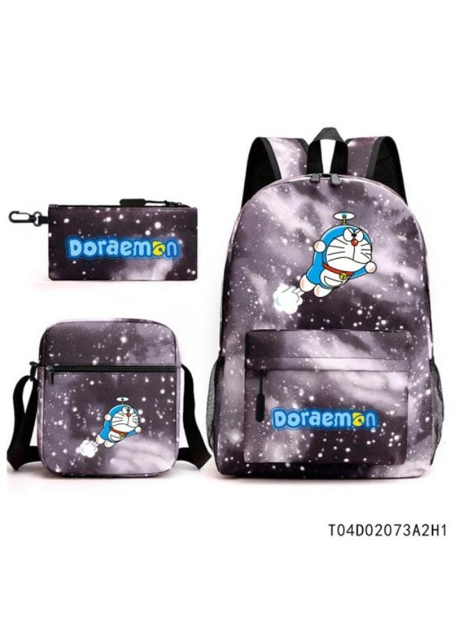 Anime element backpack three-piece set, exquisite design, powerful storage to meet the needs - 1160 - Image 1