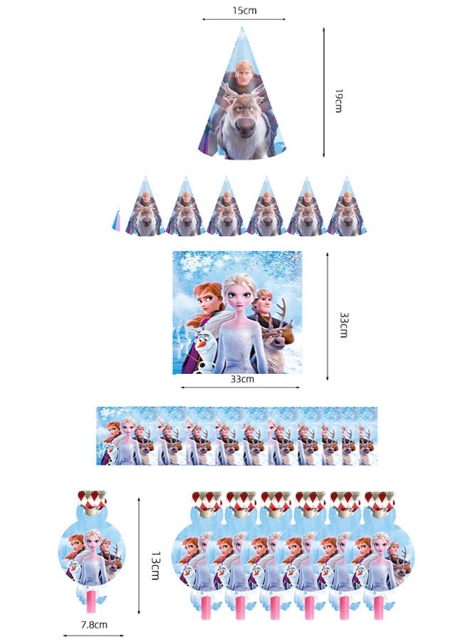 40-piece Frozen themed party disposable supplies set  - Image 3
