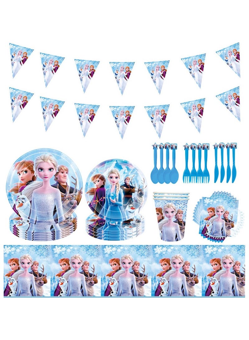 40-piece Frozen themed party disposable supplies set  - Image 4