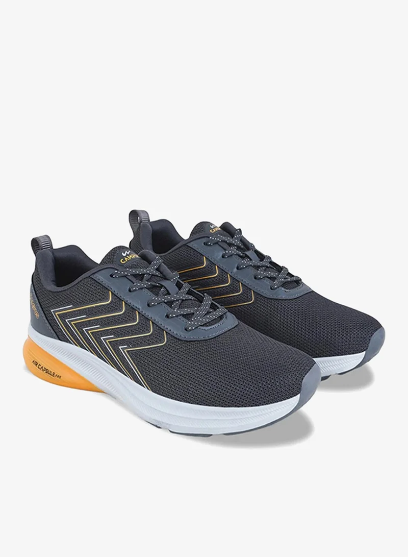 Campus Dark Grey-Mustard Men Brace Memory Foam Lace-Up Running-DGry-Mstd for Men | Best Price UAE