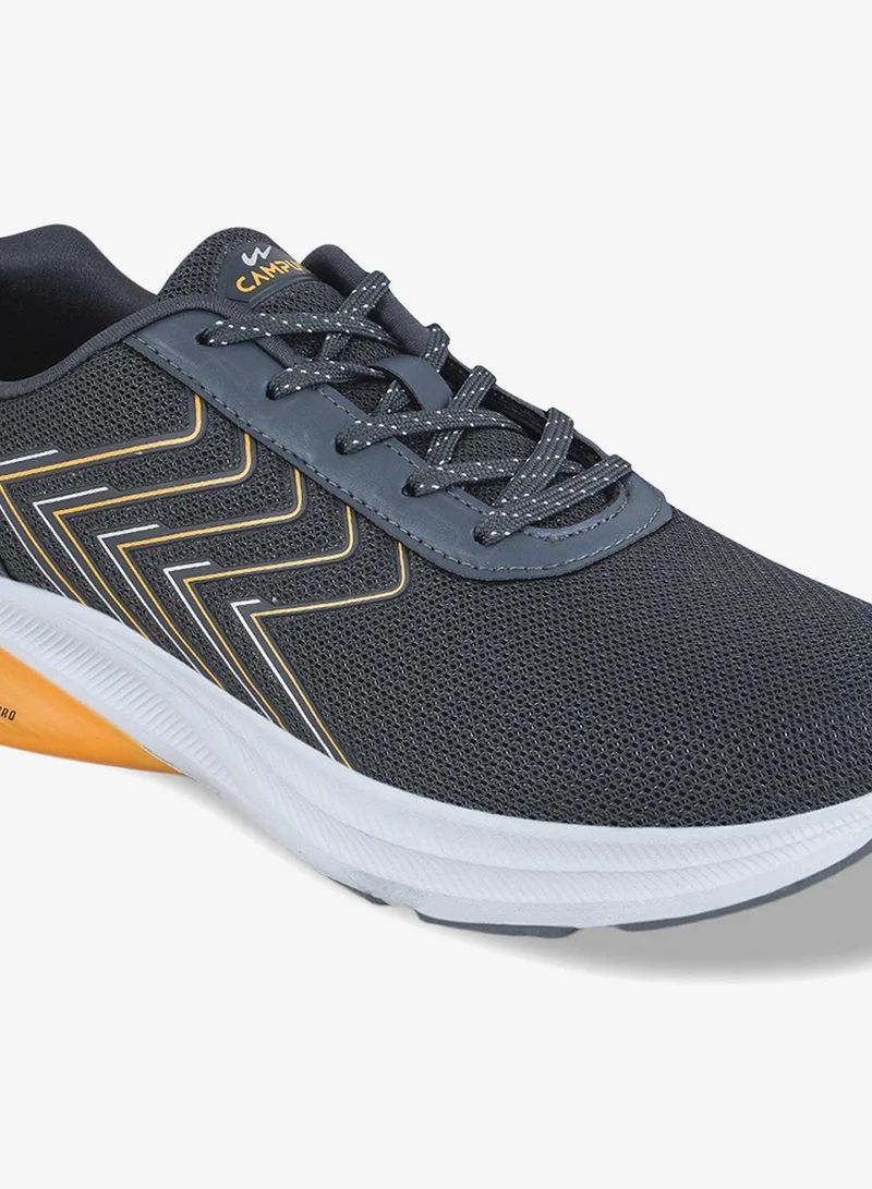 Campus Dark Grey-Mustard Men Brace Memory Foam Lace-Up Running-DGry-Mstd for Men | Best Price UAE