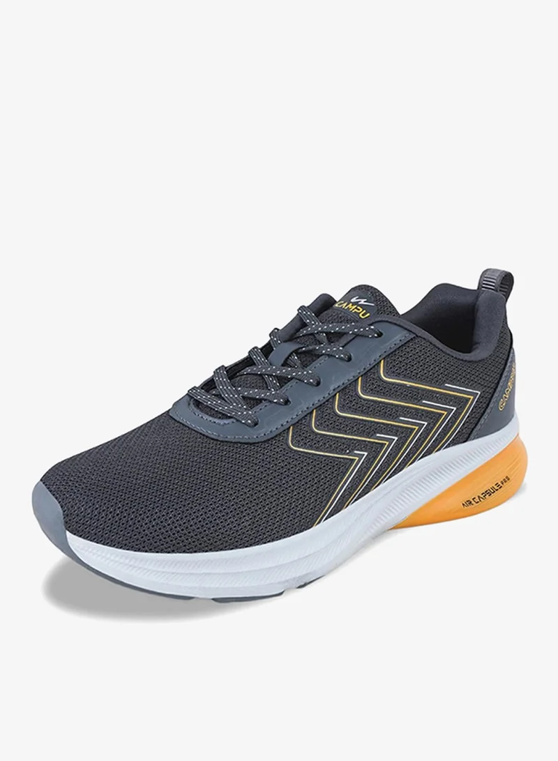 Campus Dark Grey-Mustard Men Brace Memory Foam Lace-Up Running-DGry-Mstd for Men | Best Price UAE