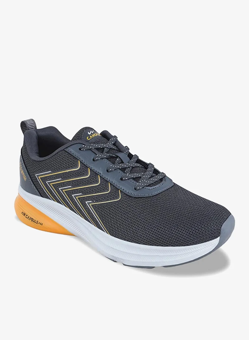 CAMPUS Men Brace Memory Foam Lace-Up Running-DGry-Mstd