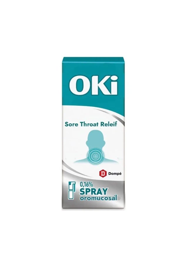 Oki Sore Throat Relief Spray 0.16% 15ml