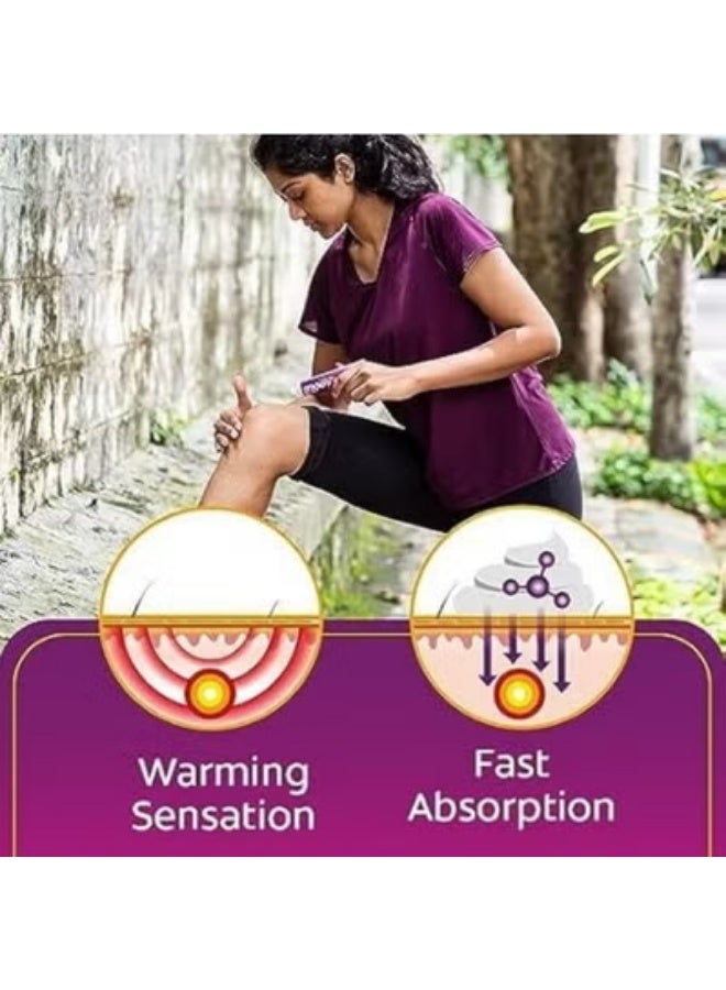 Moov Fast Acting Massage Cream designed to relieve muscle and joint pain and promote relaxation - 100g -2 Pc - Image 4