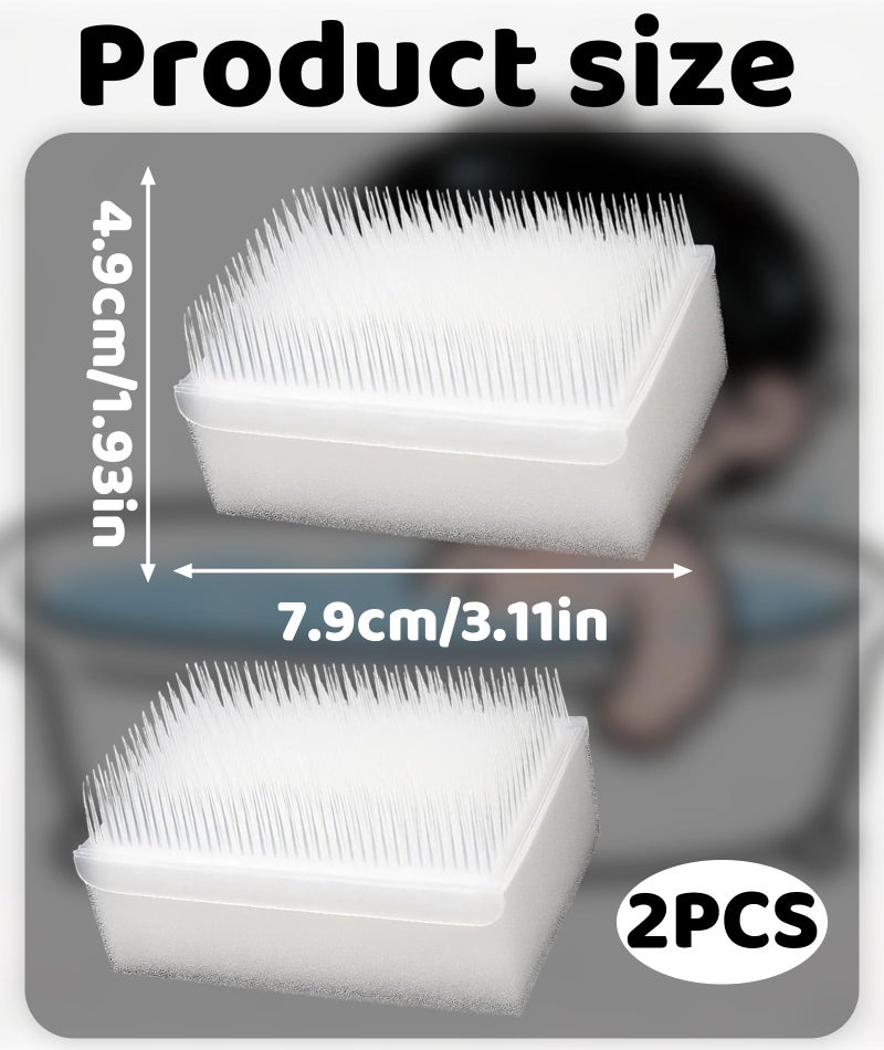 AGMITRAKA Sensory Brush For Occupational Therapy, Dual Pack With Soft Bristles, Tactile Stimulation Tool For Sensory Integration, Portable Design For Home & Therapy Use, Skin-Friendly Material For All Ages - Image 2