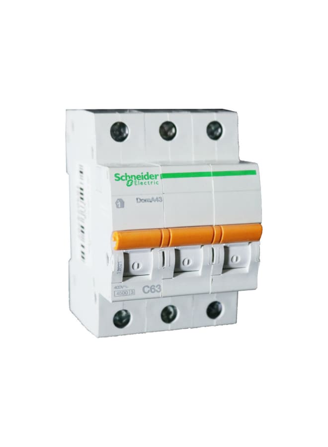 Schneider Electric Miniature Schneider Circuit Breaker 63amp 3 pole - Image 1