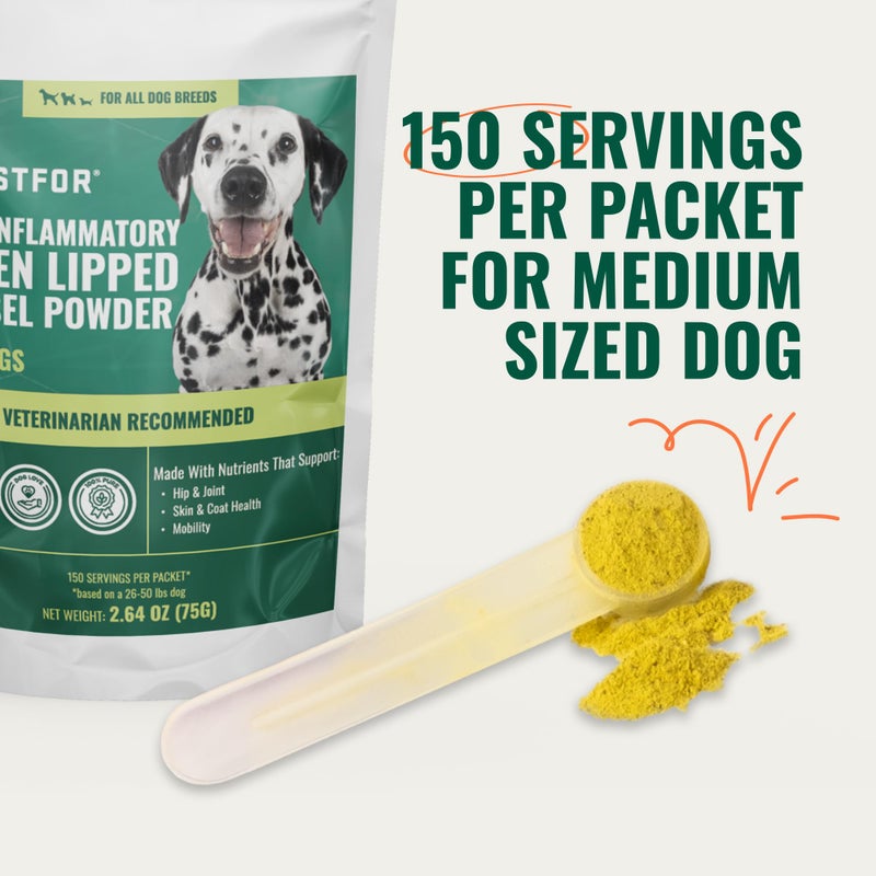 Azestfor Anti-Inflammatory Green Lipped Mussel for Dogs Powder - Image 4