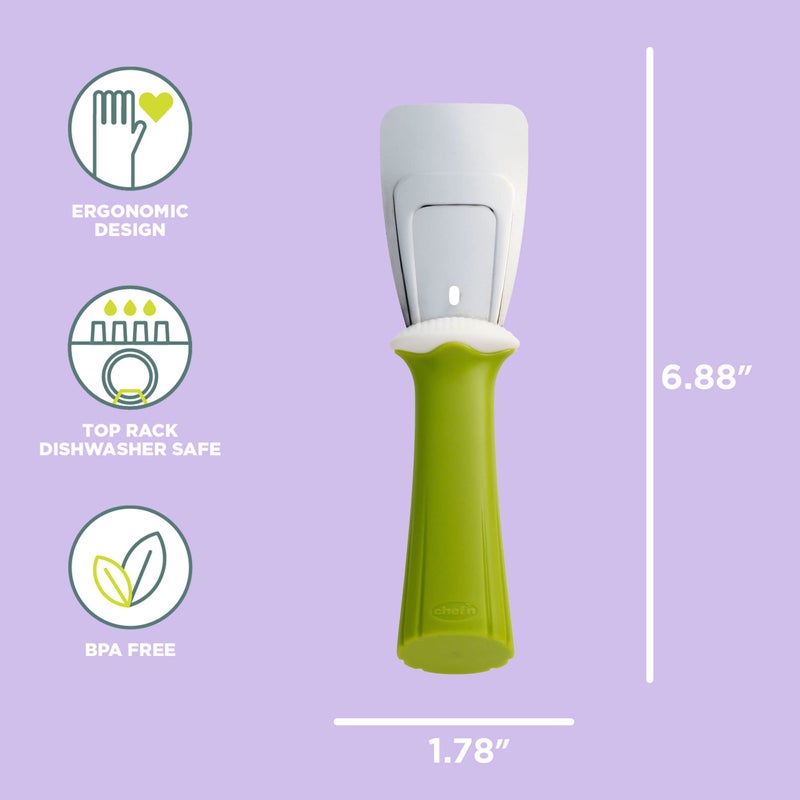 Chef'n Stalk Chop Cauliflower Prep Tool, Green, 7 ½ x 1 ¾-inches - - Image 2