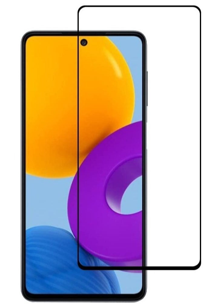 Raxoom Screen Protector compatible with Samsung Galaxy M52 5GTempered Glass [HD Full Coverage][Easy Installation][Scratch Resistant][9H Hardness][Free bubble][Touch Sensitive]Protective Filmâ€¦ - Image 1