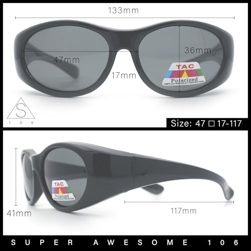 SA106 Toddler/Small Kids 47mm Fit Over OTG Polarized Sunglasses Purple - Image 4