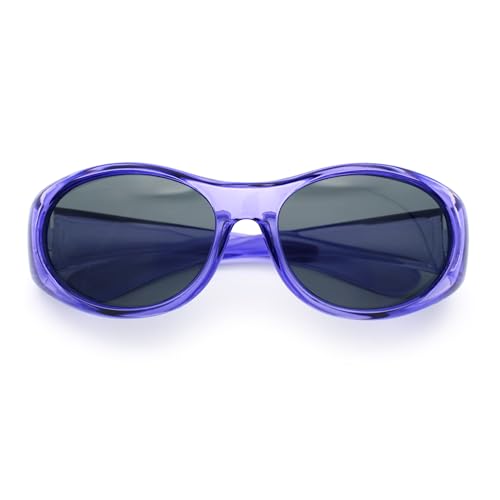 SA106 Toddler/Small Kids 47mm Fit Over OTG Polarized Sunglasses Purple - Image 1